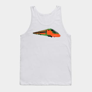 Bullet train cartoon illustration Tank Top